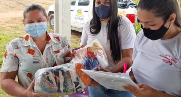 Assistência Social realiza entrega de cestas nas comunidades quilombolas
