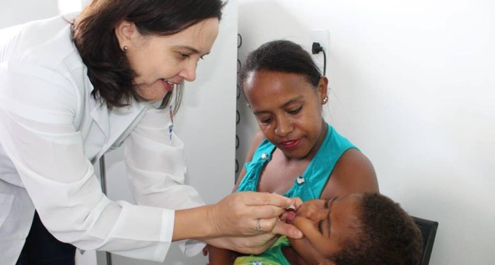 Saúde realiza Dia D para vacinação contra pólio e sarampo