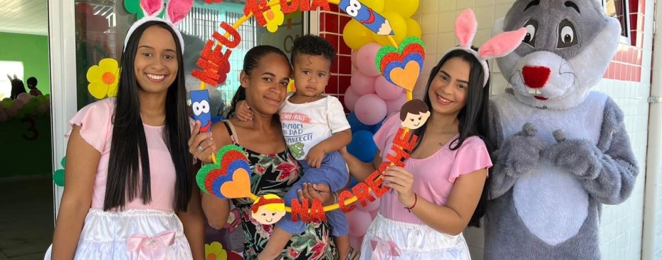 Educação inicia ano letivo no recém inaugurado Centro Municipal de Educação Infantil Vivendo a Infância Maldja Agostinho