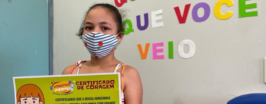 Com cine pipoca e personagens, municipio inicia campanha de vacinação infantil contra a Covid-19