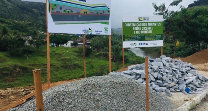 Prefeitura inicia construção dos Mirantes Padre Cícero I e Rio Mundaú