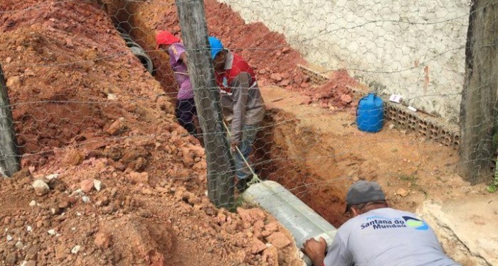 Prefeitura realiza obra para drenagem de águas pluviais no Residencial Jussara 